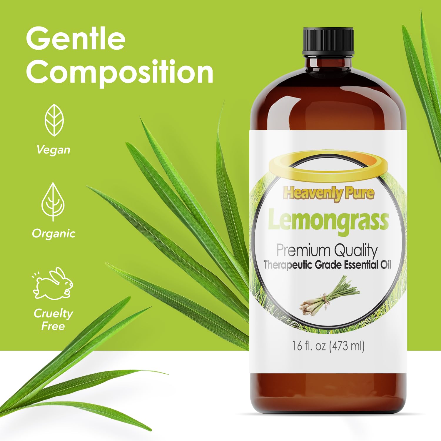 Heavenly Pure Lemongrass 16oz