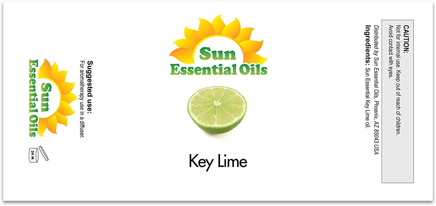 Key Lime Essential Oil (Huge 16oz Bottle) Bulk Key Lime Oil - 16 Ounce