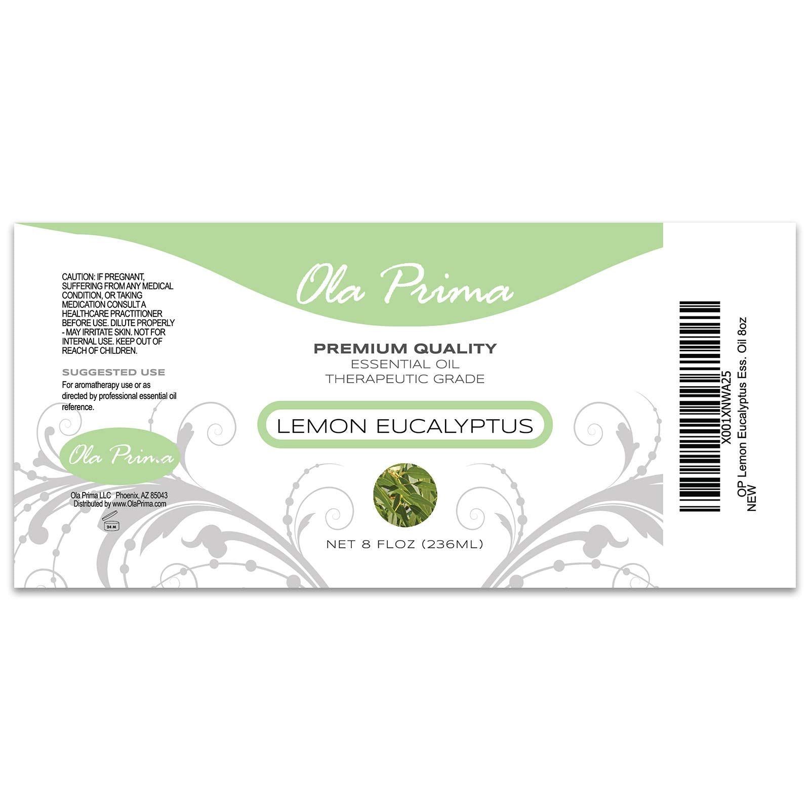 Ola Prima Lemon Eucalyptus 8oz