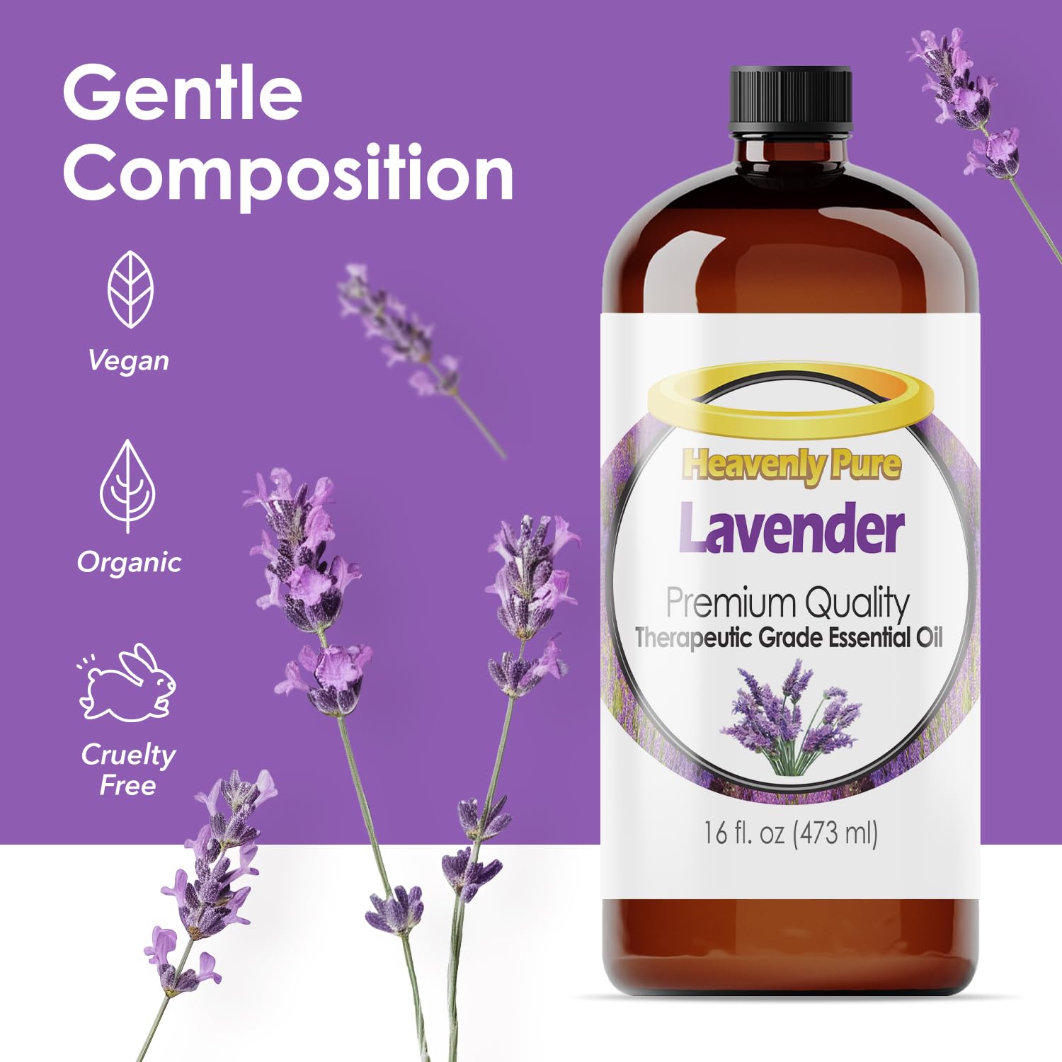 Heavenly Pure Lavender 16oz