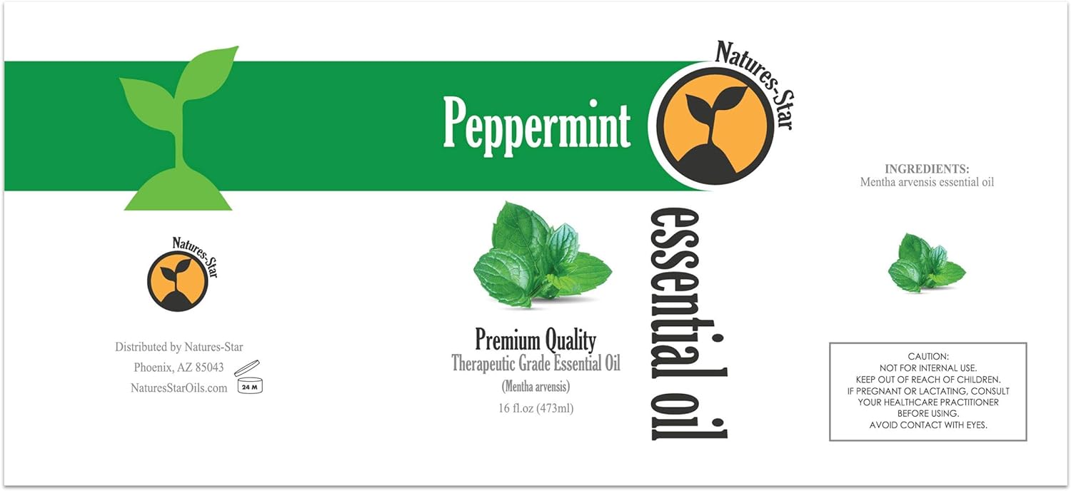 Natures-Star Peppermint (16oz, 4 Pack)