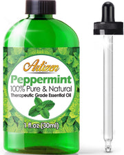 Artizen 30ml Peppermint Essential Oil - 1 Fluid Ounce - 100% Pure & Natural Peppermint Oil for Aromatherapy & More