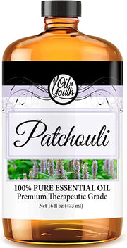Oil of Youth Essential Oils 16oz - Patchouli Essential Oil - 16 Fluid Ounces