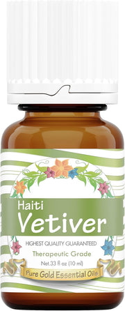 Pure Gold Essential Oils Haiti Vetiver 0.33oz