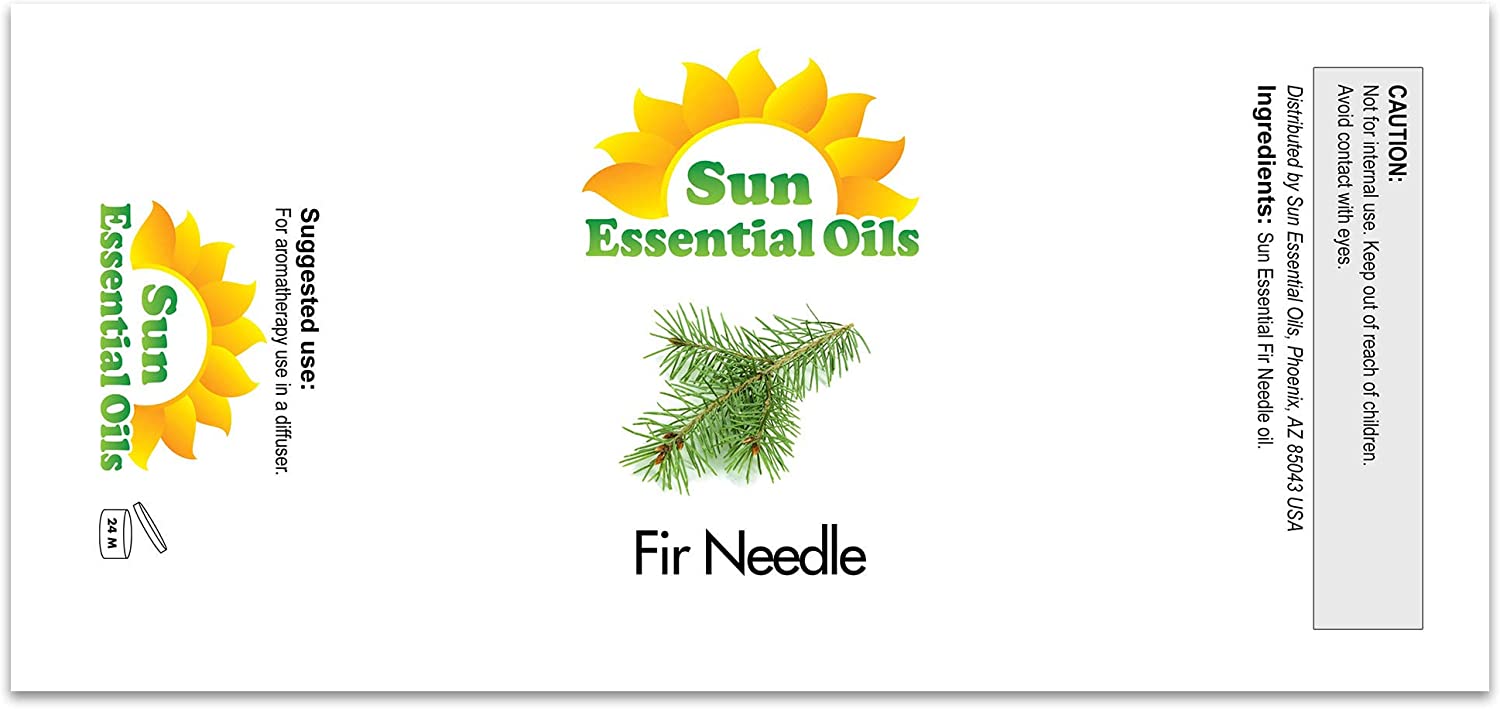 Sun Essential Oils 8oz - Fir Essential Oil - 8 Fluid Ounces