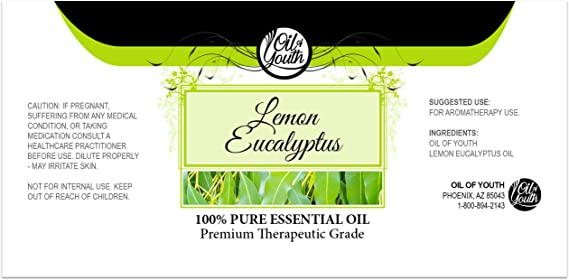 Oil of Youth Essential Oils 16oz - Lemon Eucalyptus Essential Oil - 16 Fluid Ounces
