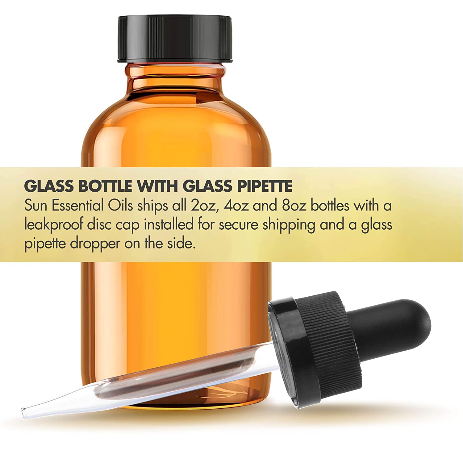 Sun Essential Oils 8oz - Lemongrass Essential Oil - 8 Fluid Ounces