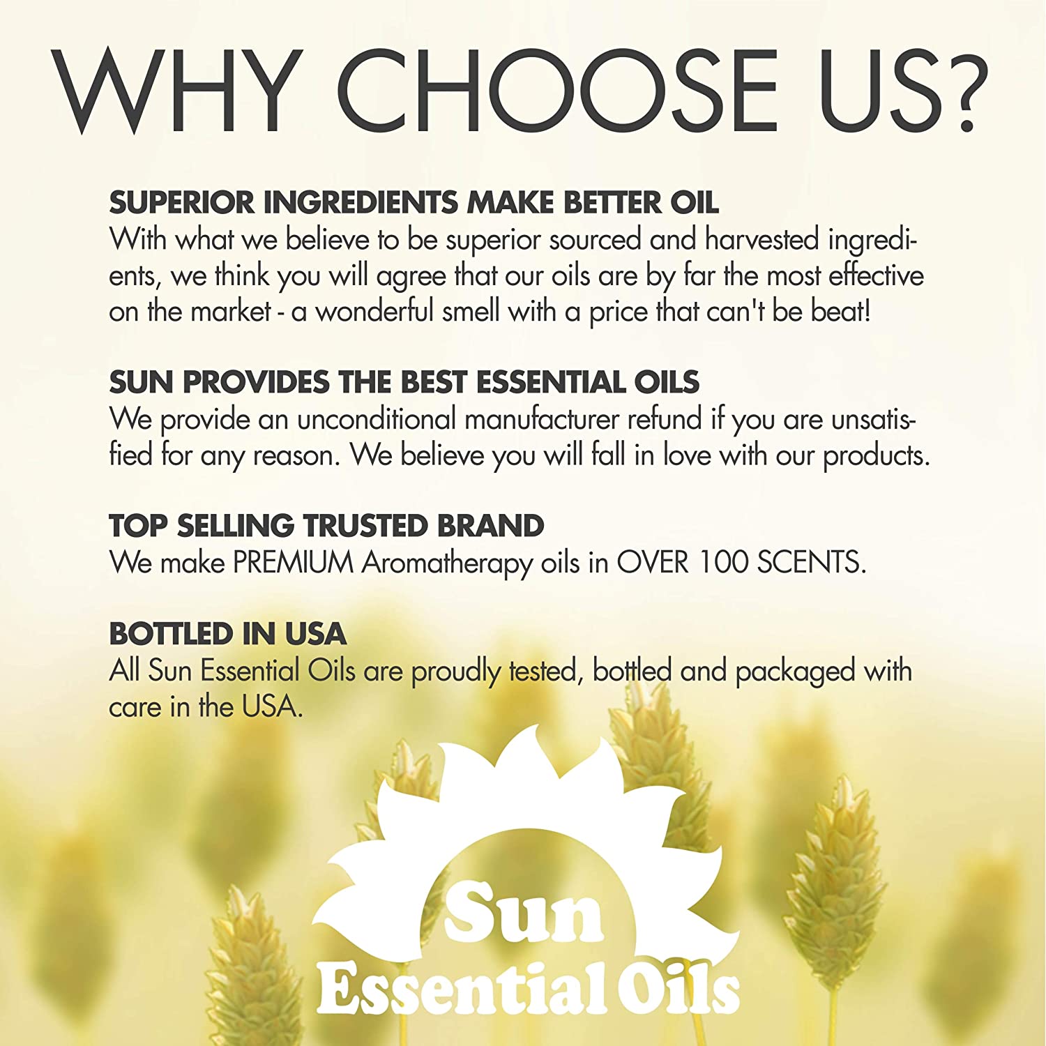 Sun Essential Oils 16oz - Bergamot Essential Oil - 16 Fluid Ounces