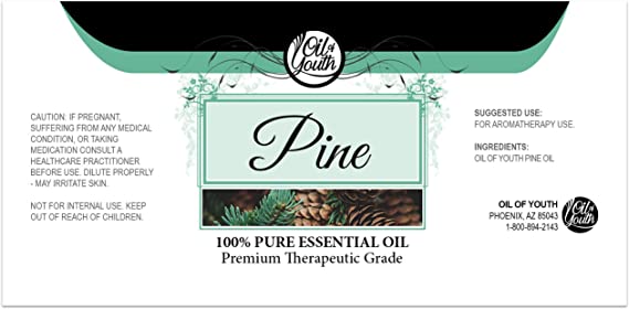 Oil of Youth Essential Oils 16oz - Pine Essential Oil - 16 Fluid Ounces