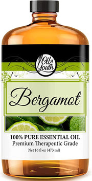 Oil of Youth Essential Oils 16oz - Bergamot Essential Oil - 16 Fluid Ounces