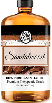Oil of Youth Essential Oils 16oz - Sandalwood Essential Oil - 16 Fluid Ounces