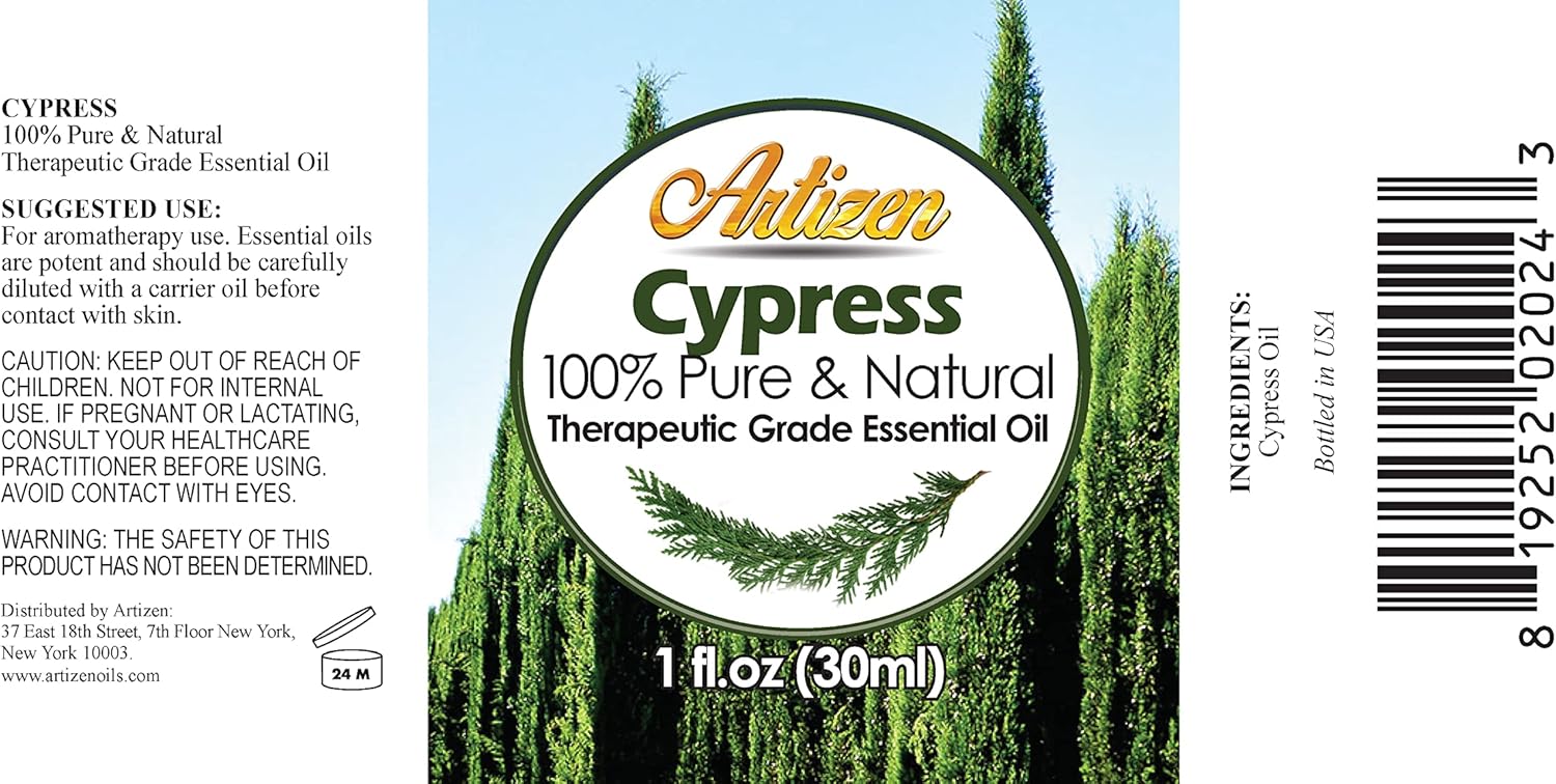 Artizen 30ml Oils - Cypress Essential Oil - 1 Fluid Ounce