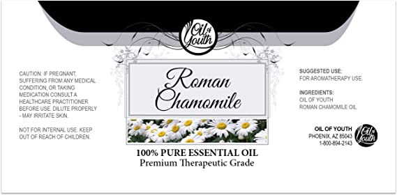 Oil of Youth Essential Oils 16oz - Chamomile (Roman) Essential Oil - 16 Fluid Ounces