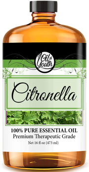 Oil of Youth Essential Oils 16oz - Citronella Essential Oil - 16 Fluid Ounces