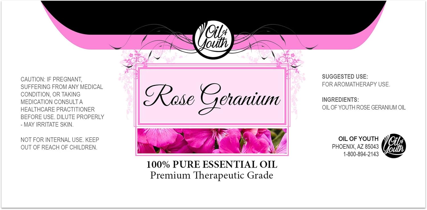 Oil of Youth Rose Geranium 16oz