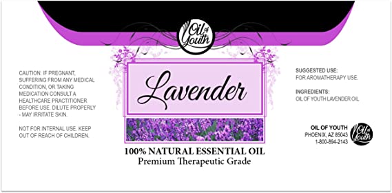 Oil of Youth Essential Oils 16oz - Lavender Essential Oil - 16 Fluid Ounces