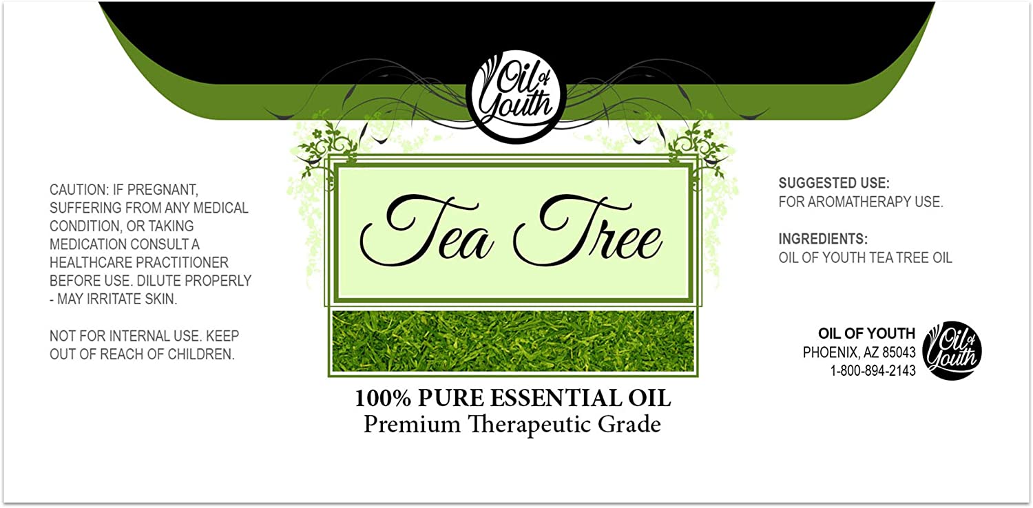 Oil of Youth Essential Oils 16oz - Tea Tree Essential Oil - 16 Fluid Ounces