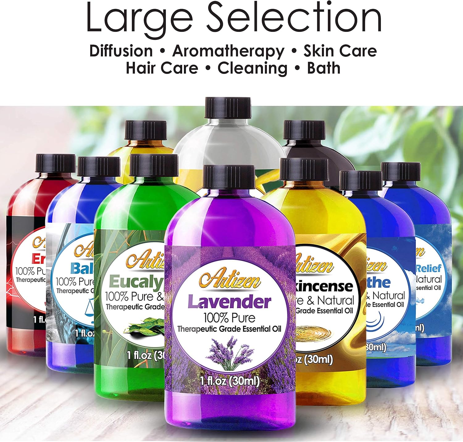 Artizen Breathe Blend Essential Oil for Aromatherapy, Relaxation, Skin Therapy & More – Pure, Natural & Undiluted Therapeutic Grade