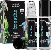 Breathe Essential Oil Blend Roll-On Perfume 2-Pack, 0.33oz