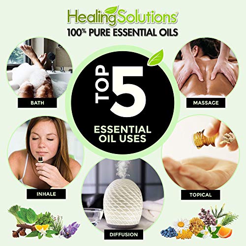 Healing Solutions Organic 30ml Oils - Ylang Ylang Essential Oil - 1 Fluid Ounce