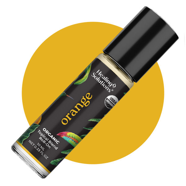 Organic Sweet Orange Essential Oil Roll On (2 PACK)