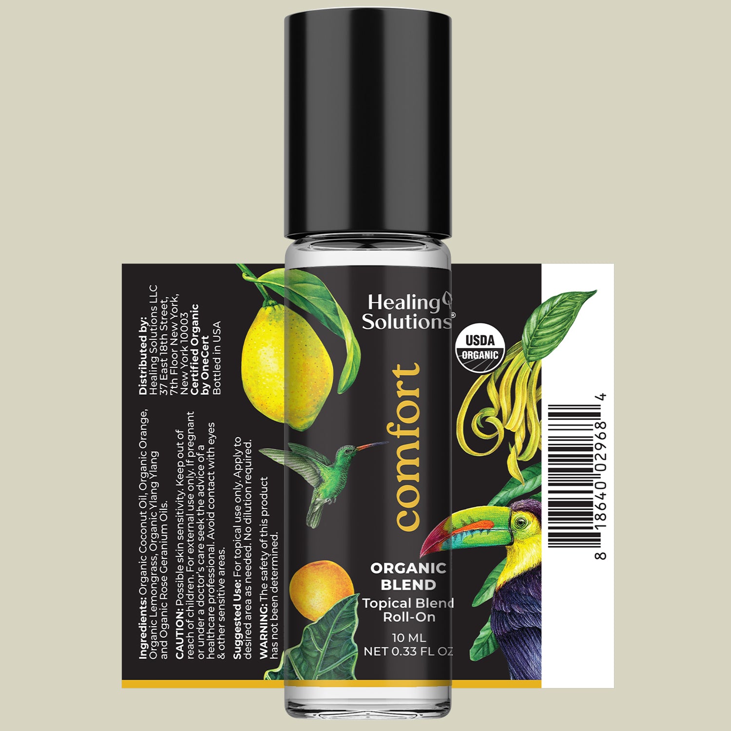 Organic Stress Relief Blend Essential Oil Roll On (2 PACK)