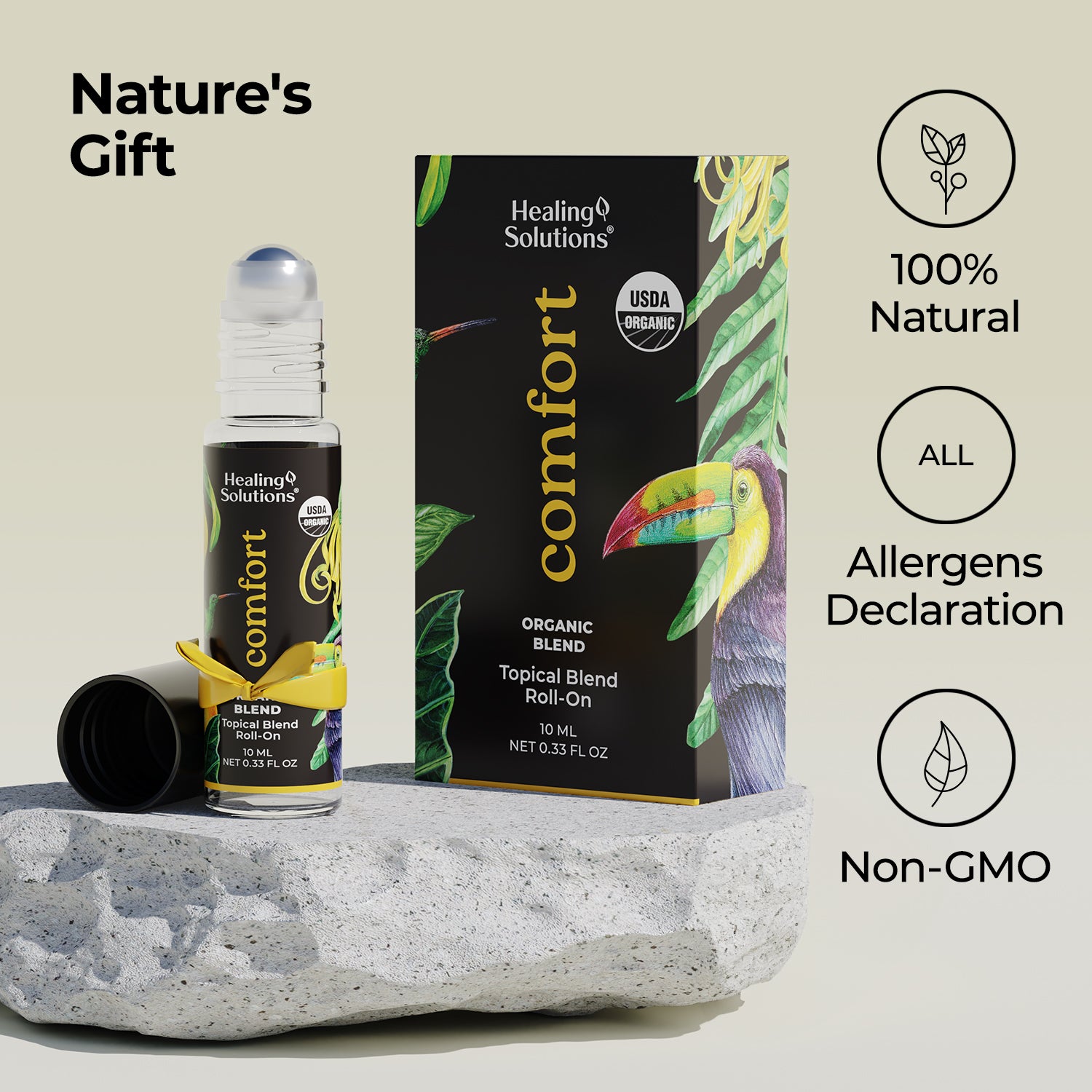 Organic Stress Relief Blend Essential Oil Roll On (2 PACK)