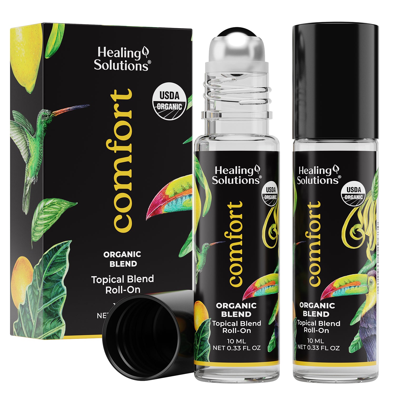 Organic Stress Relief Blend Essential Oil Roll On (2 PACK)