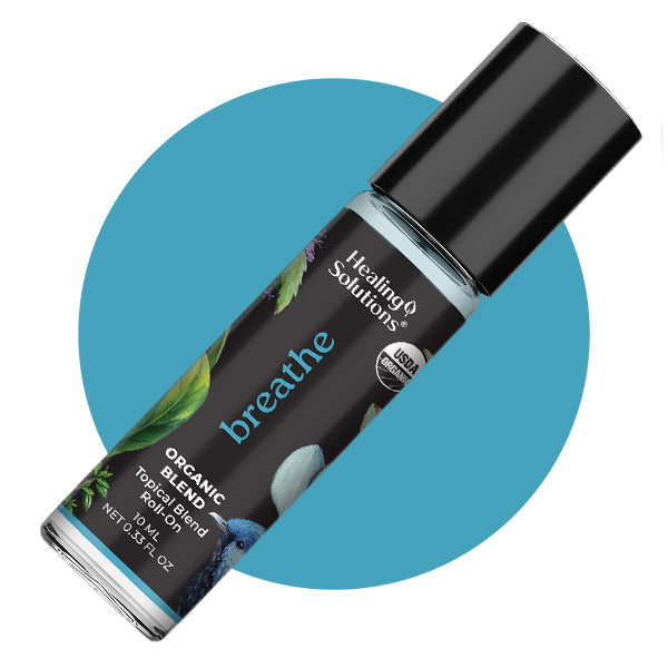 Organic Breathe Blend Essential Oil Roll On (2 PACK)