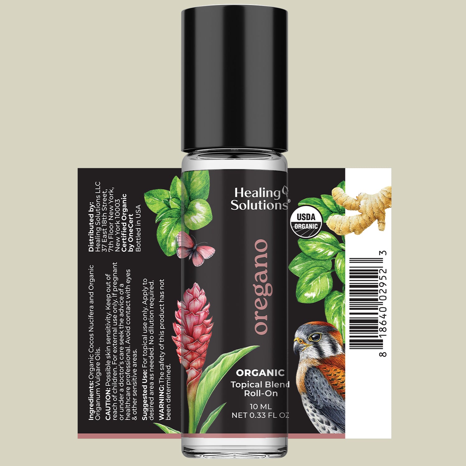 Organic Oregano Essential Oil Roll On (2 PACK)