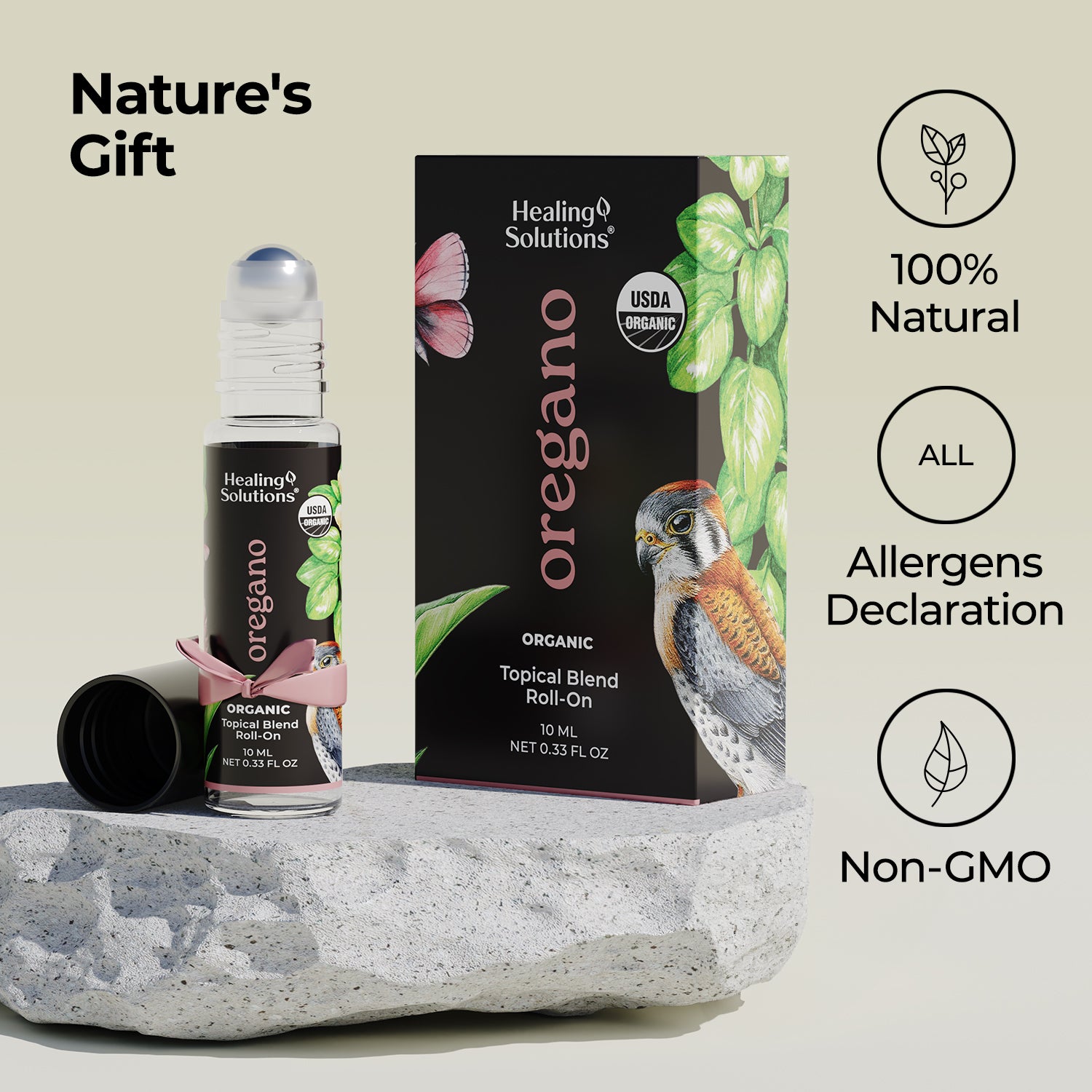Organic Oregano Essential Oil Roll On (2 PACK)