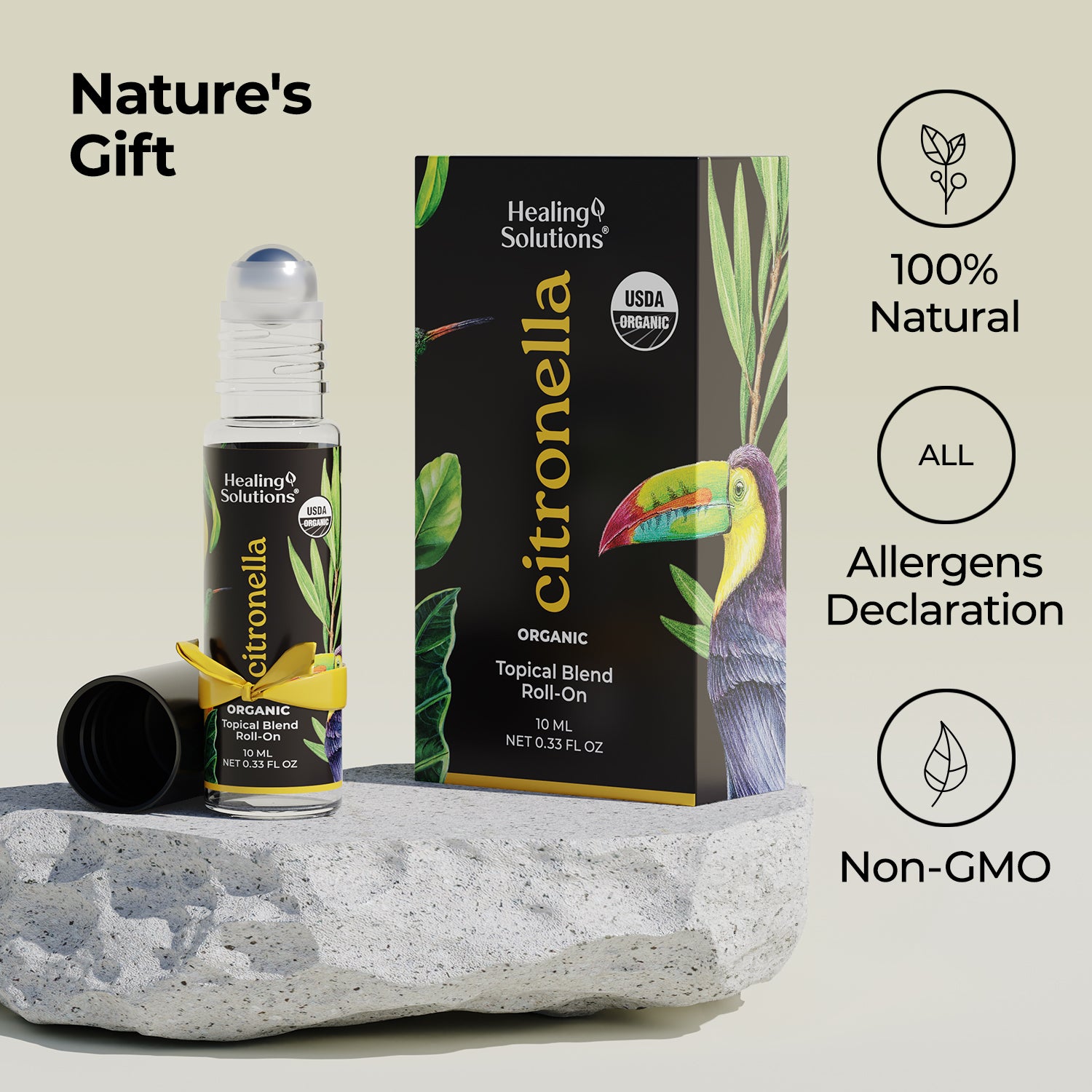 Organic Citronella Essential Oil Roll On (2 PACK)