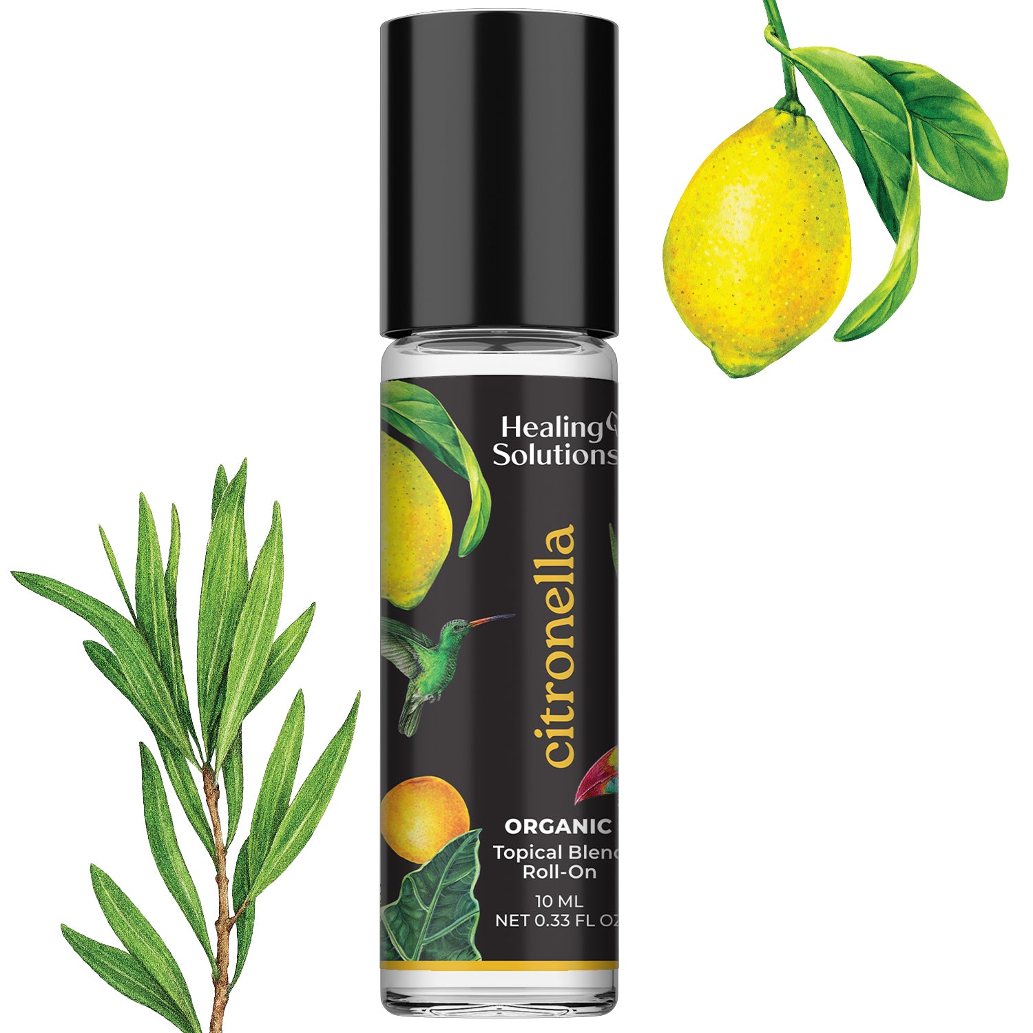 Organic Citronella Essential Oil Roll On (2 PACK)