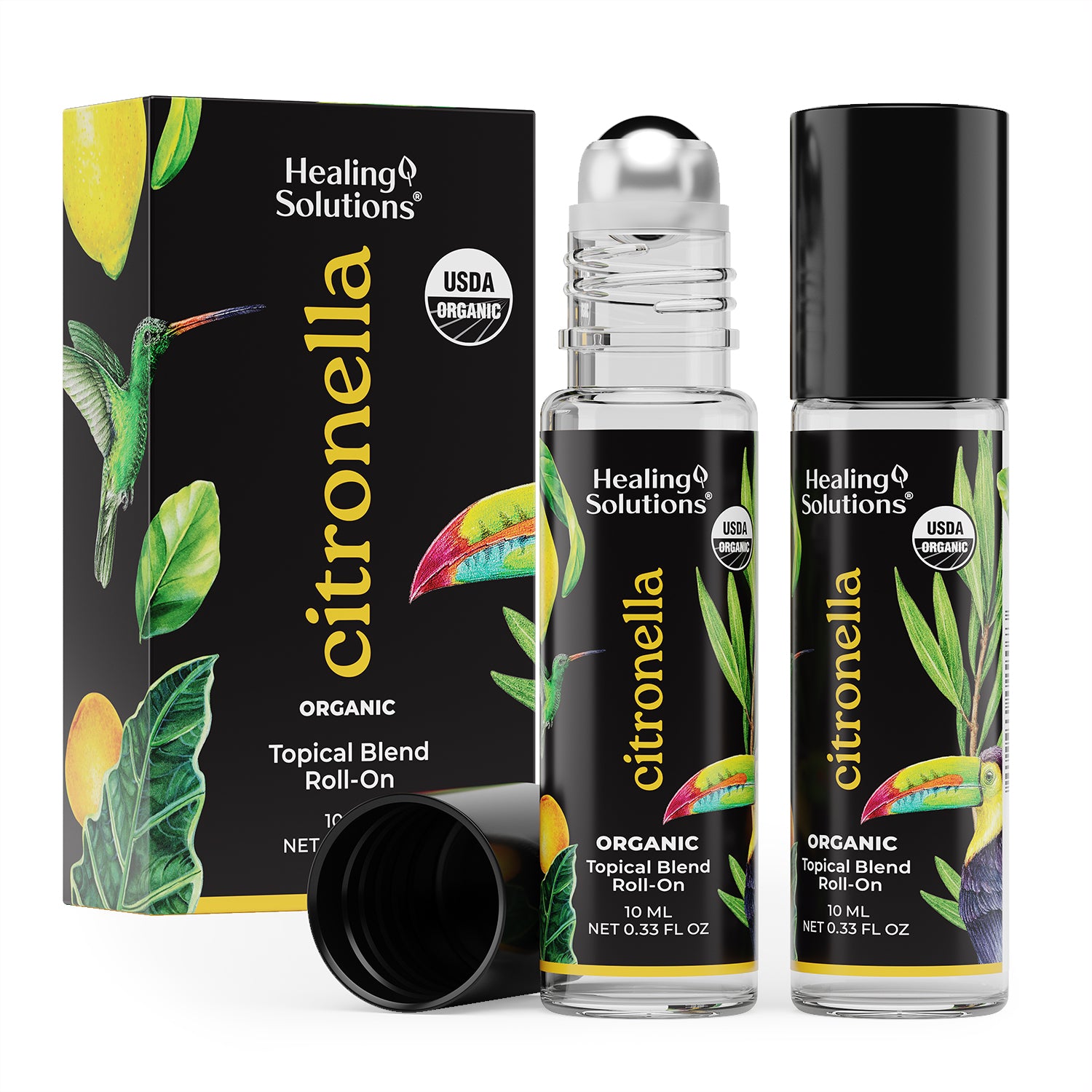 Organic Citronella Essential Oil Roll On (2 PACK)