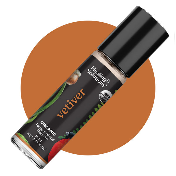 Organic Vetiver Essential Oil Roll On (2 PACK)