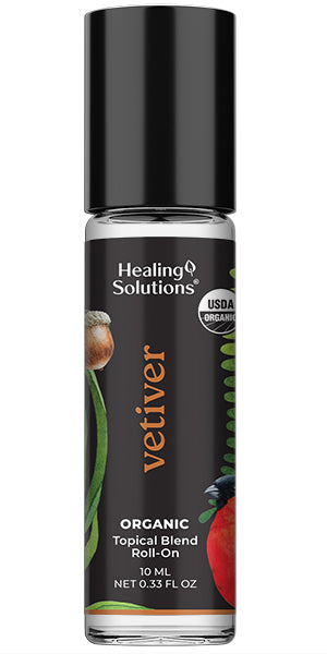 Organic Vetiver Essential Oil Roll On (2 PACK)