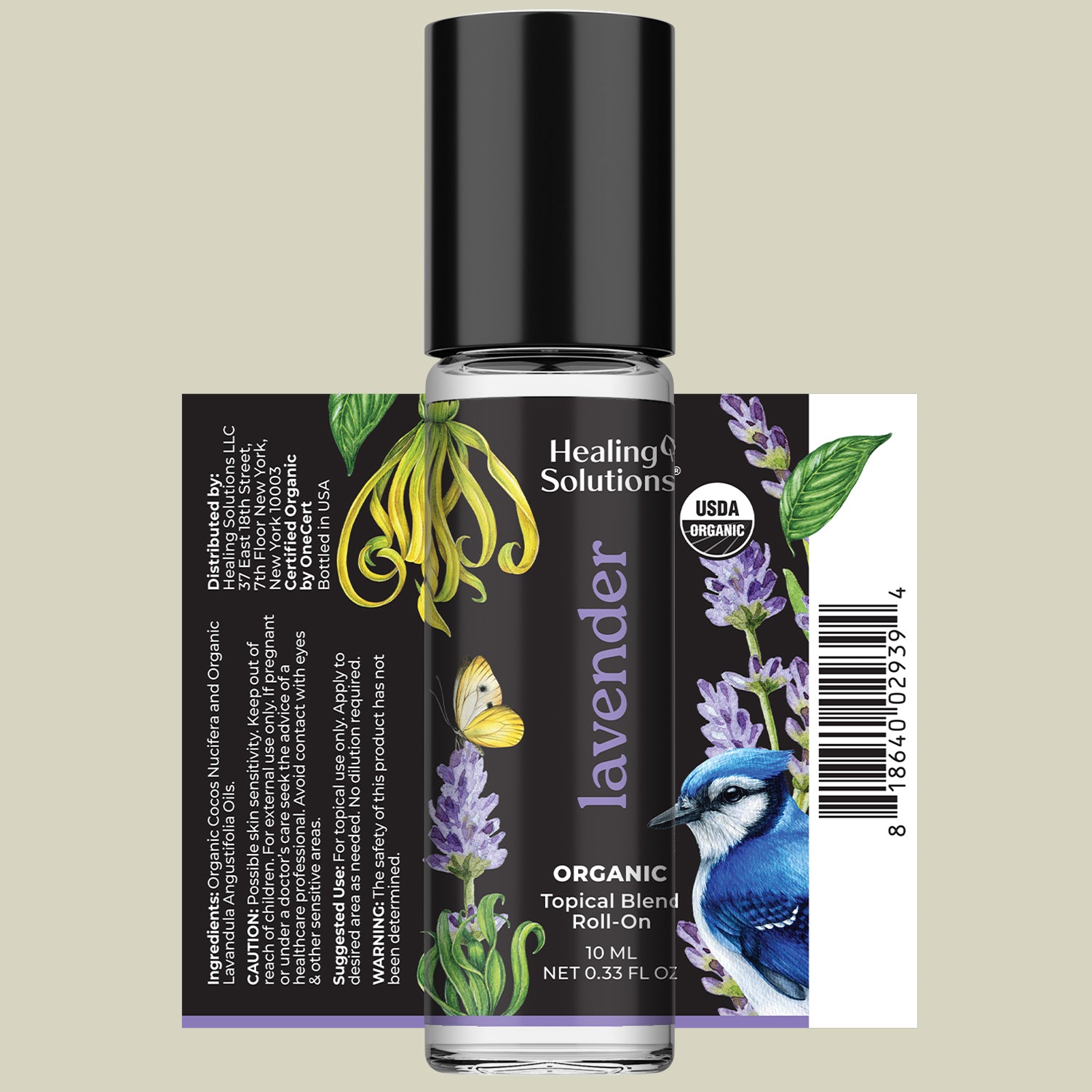 Organic Lavender Essential Oil Roll On (2 PACK)