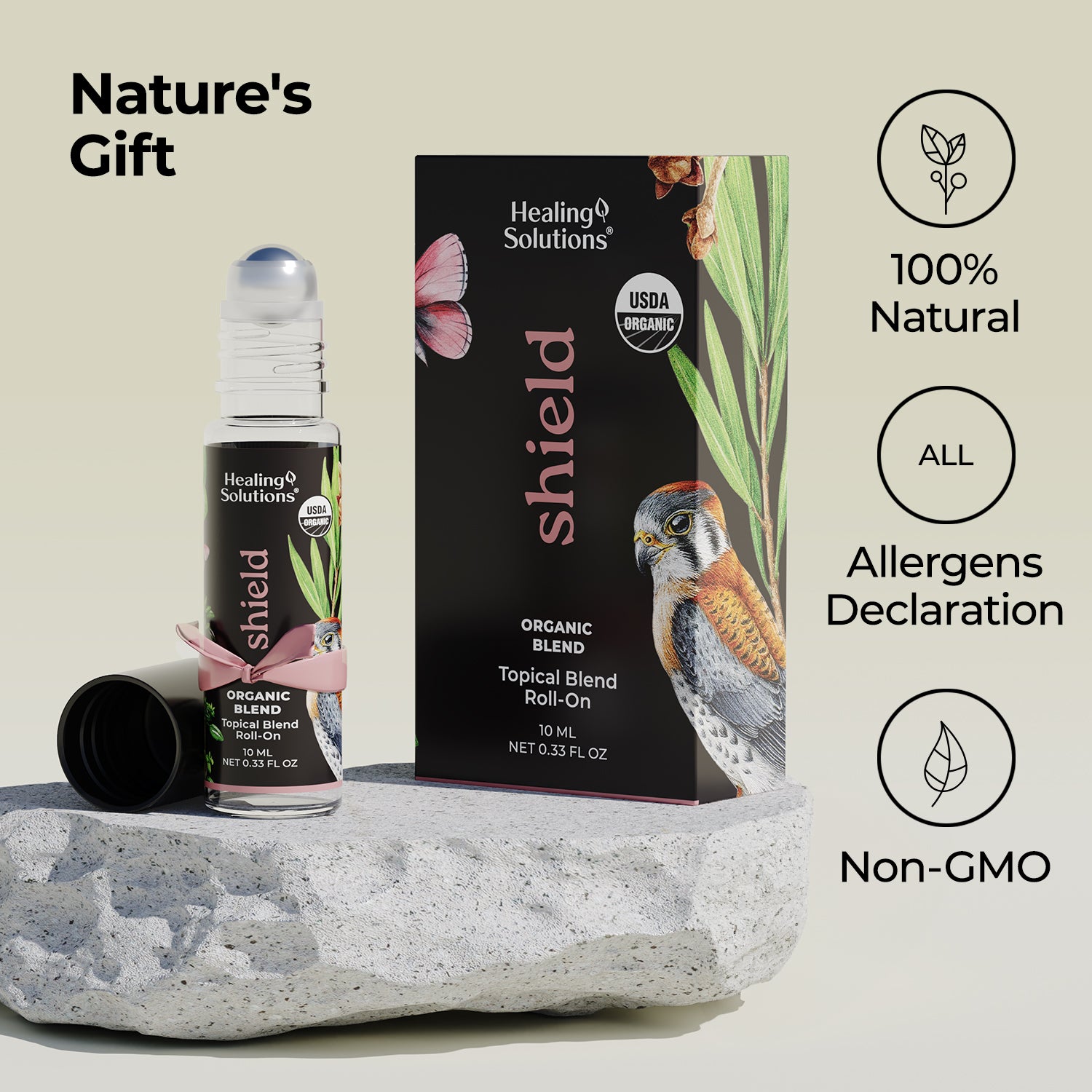 Organic Health Shield Blend Essential Oil Roll On (2 PACK)