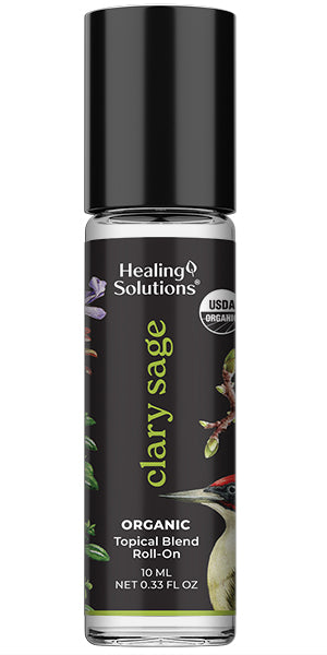 Organic Clary Sage Essential Oil Roll On (2 PACK)