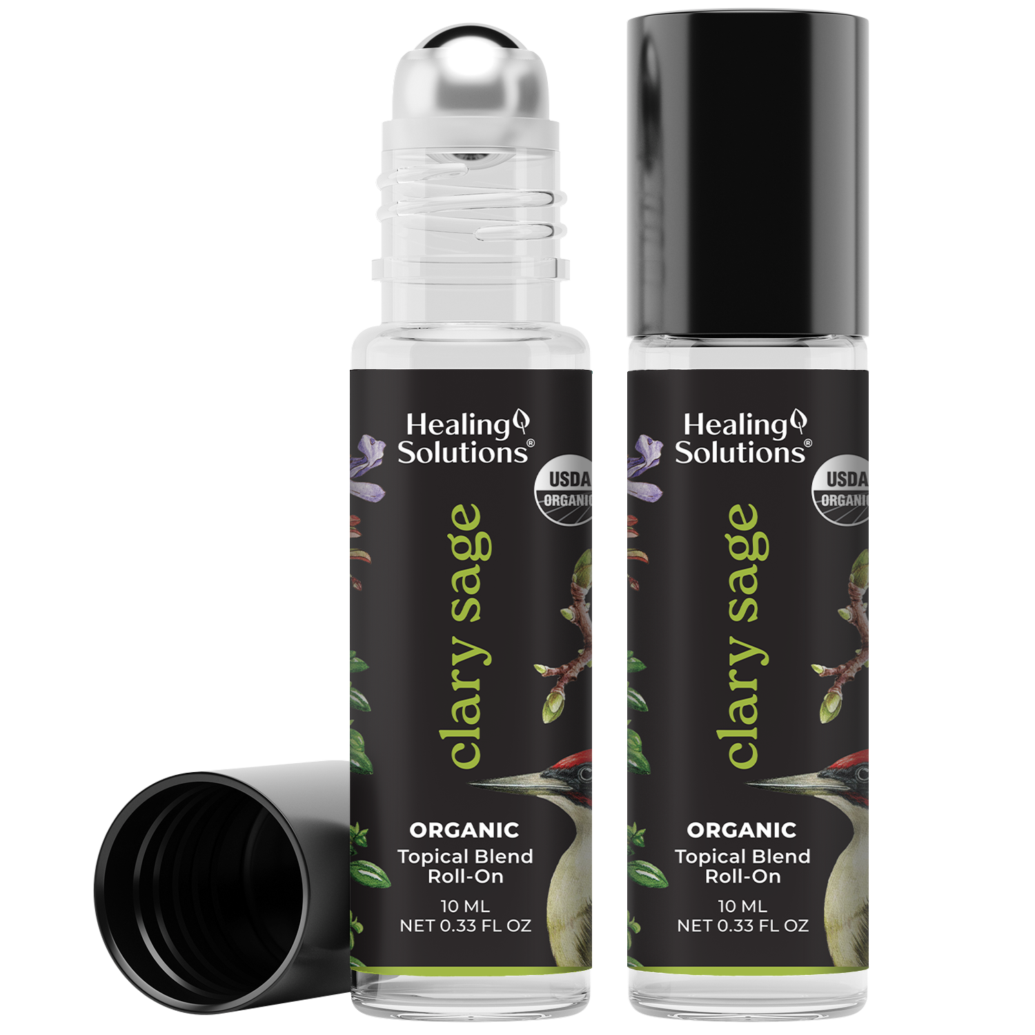 Organic Clary Sage Essential Oil Roll On (2 PACK)
