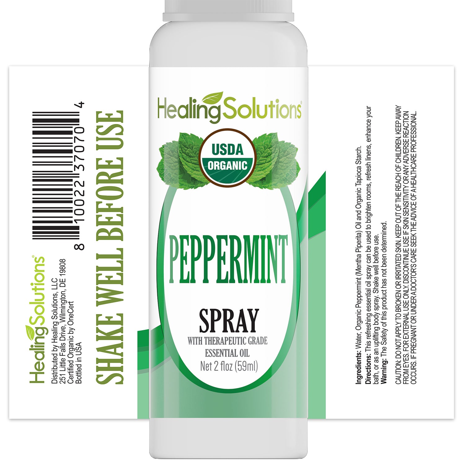 peppermint oil garden spray Premium Organic Peppermint Essential Oil Spray - High Quality – Healing Solutions