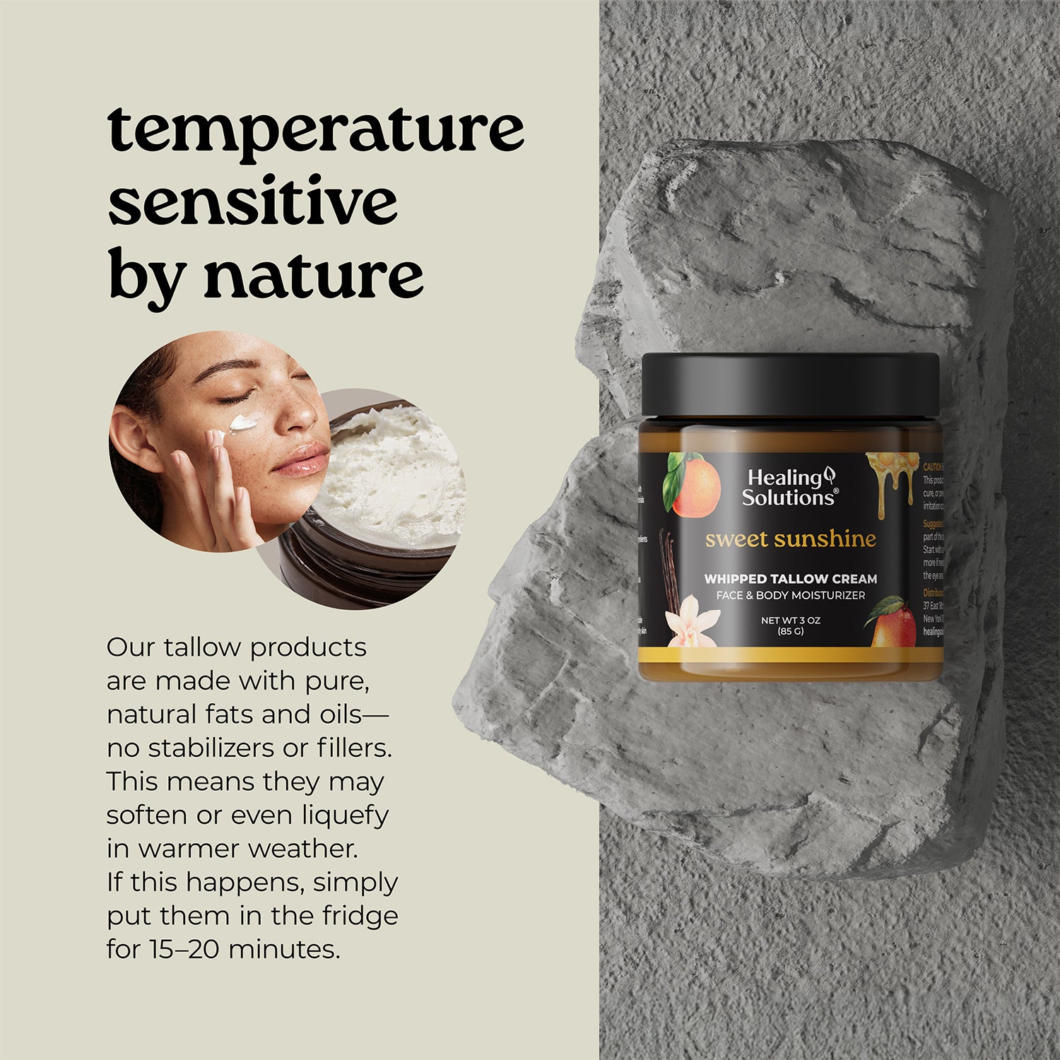 Whipped Tallow Cream – Sweet Sunshine