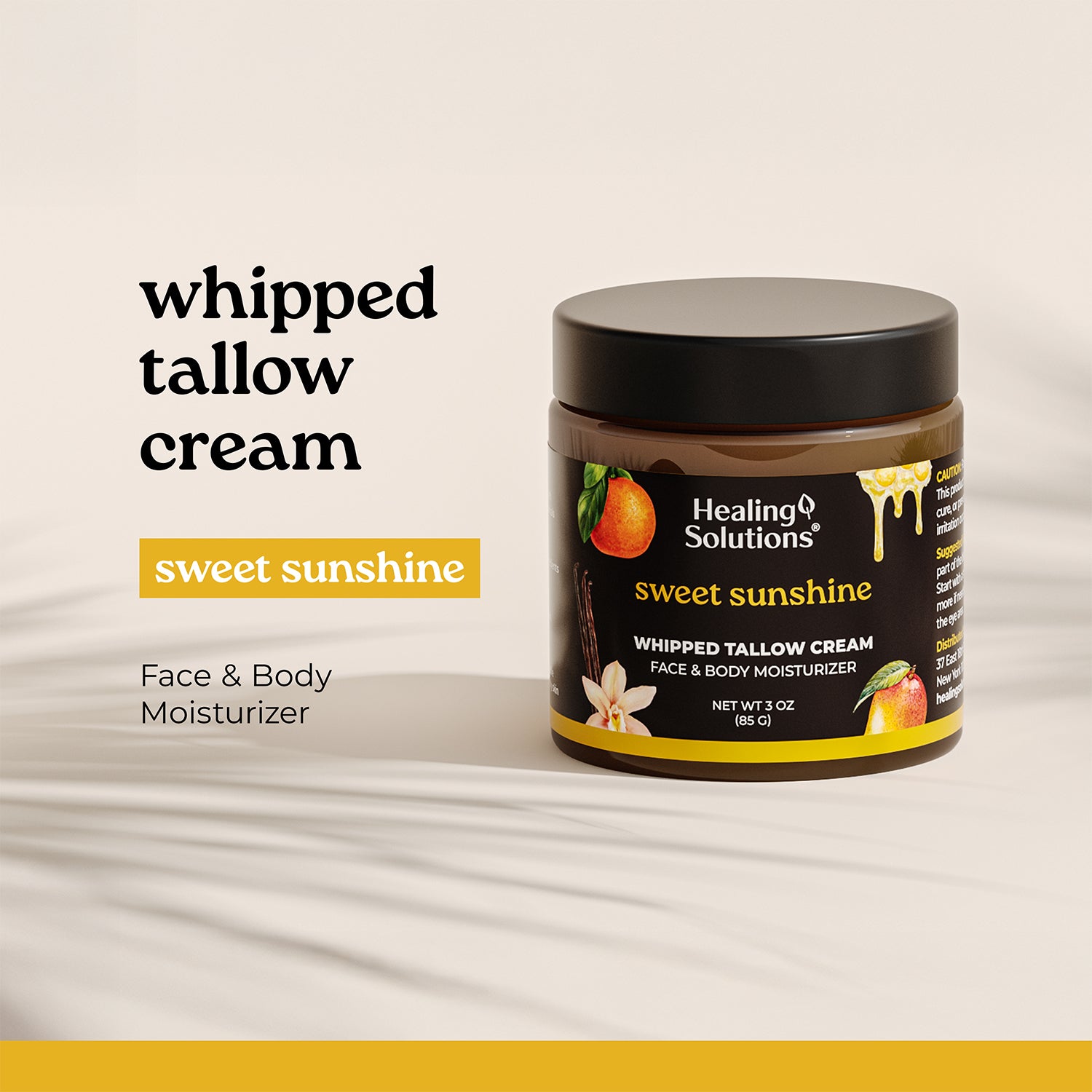 Whipped Tallow Cream – Sweet Sunshine