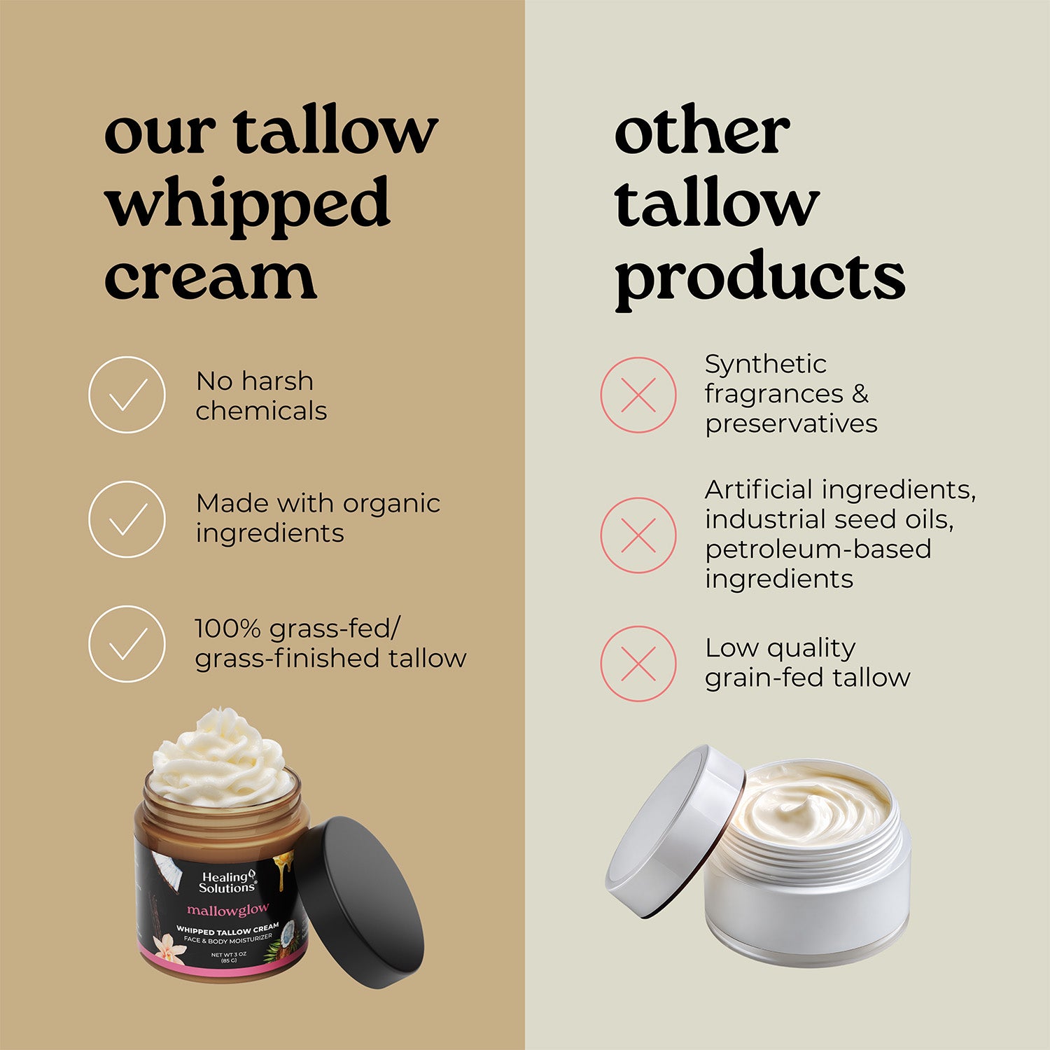 Whipped Tallow Cream – Mallowglow