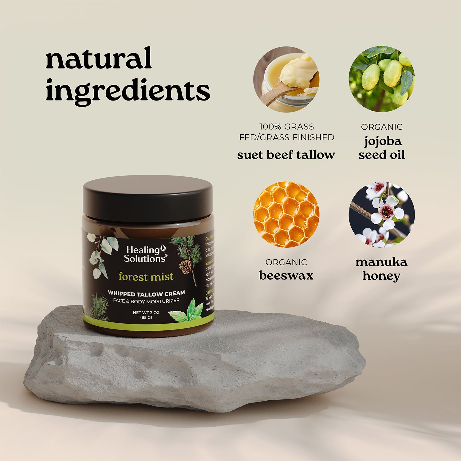 Whipped Tallow Cream – Forest Mist