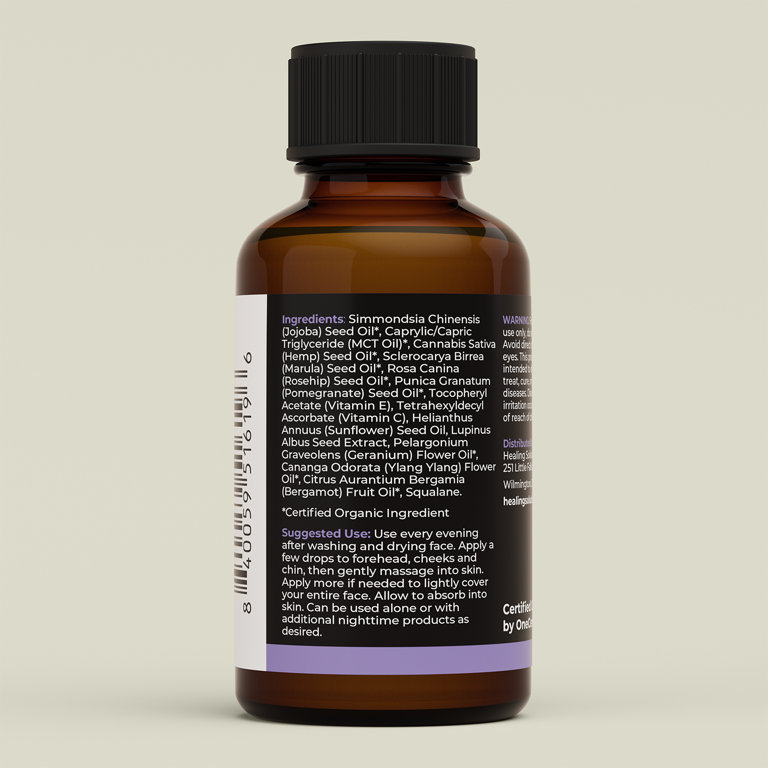 Facial Oil - Moonrise Night Oil - 1oz