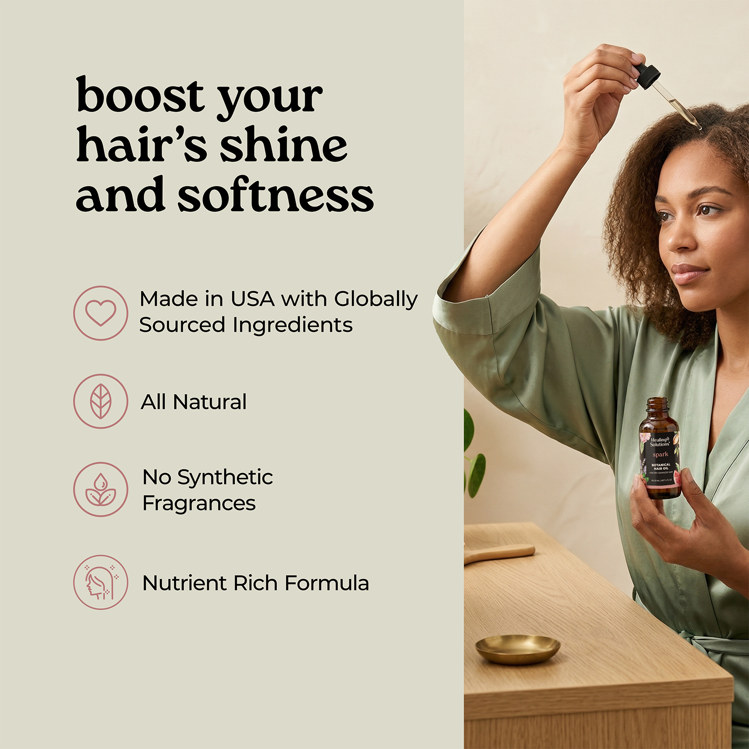 Hair Oil - Spark Revitalizing Oil - 4oz