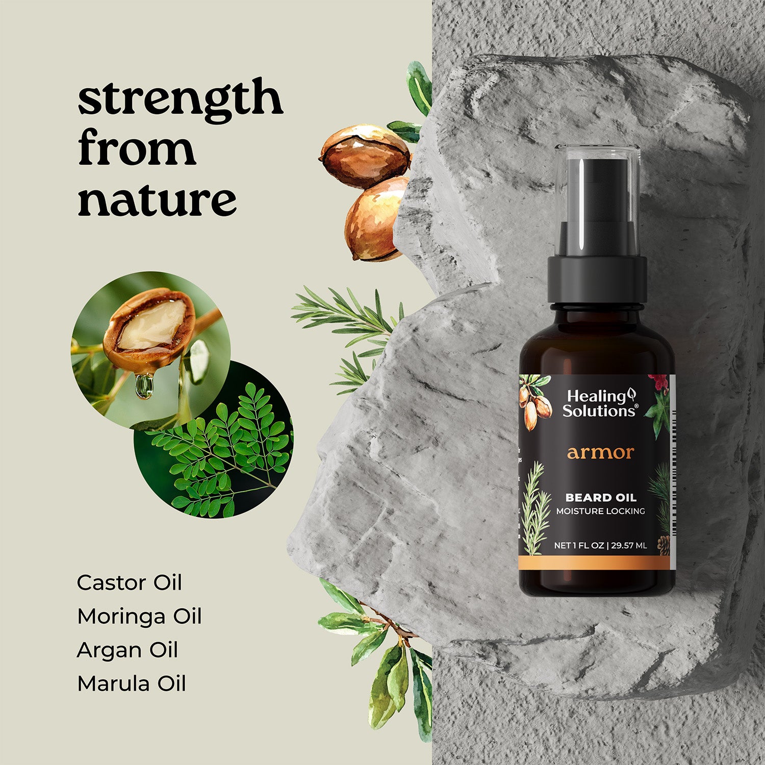 Beard Oil - Armor Barrier Oil - 1oz
