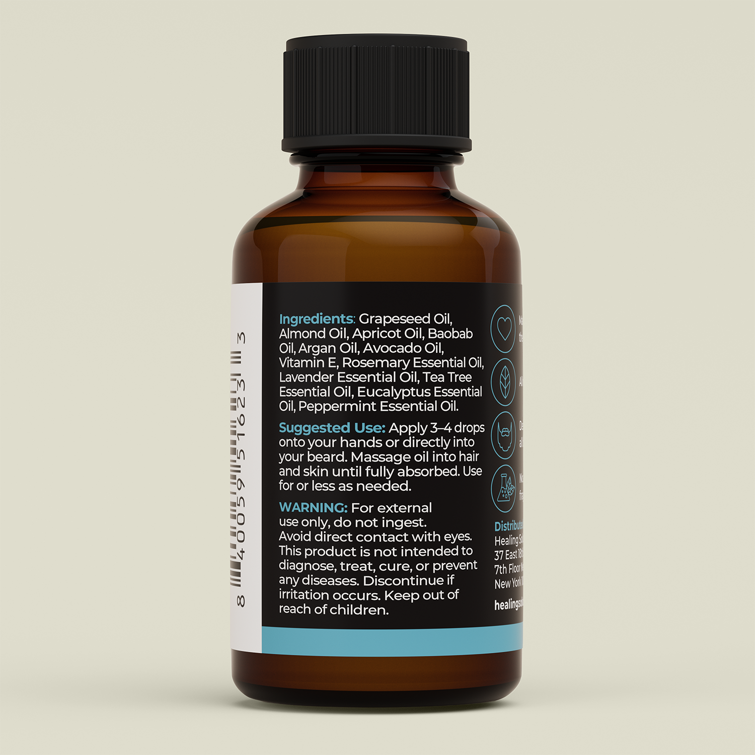 Beard Oil - Temper Conditioning Oil - 1oz