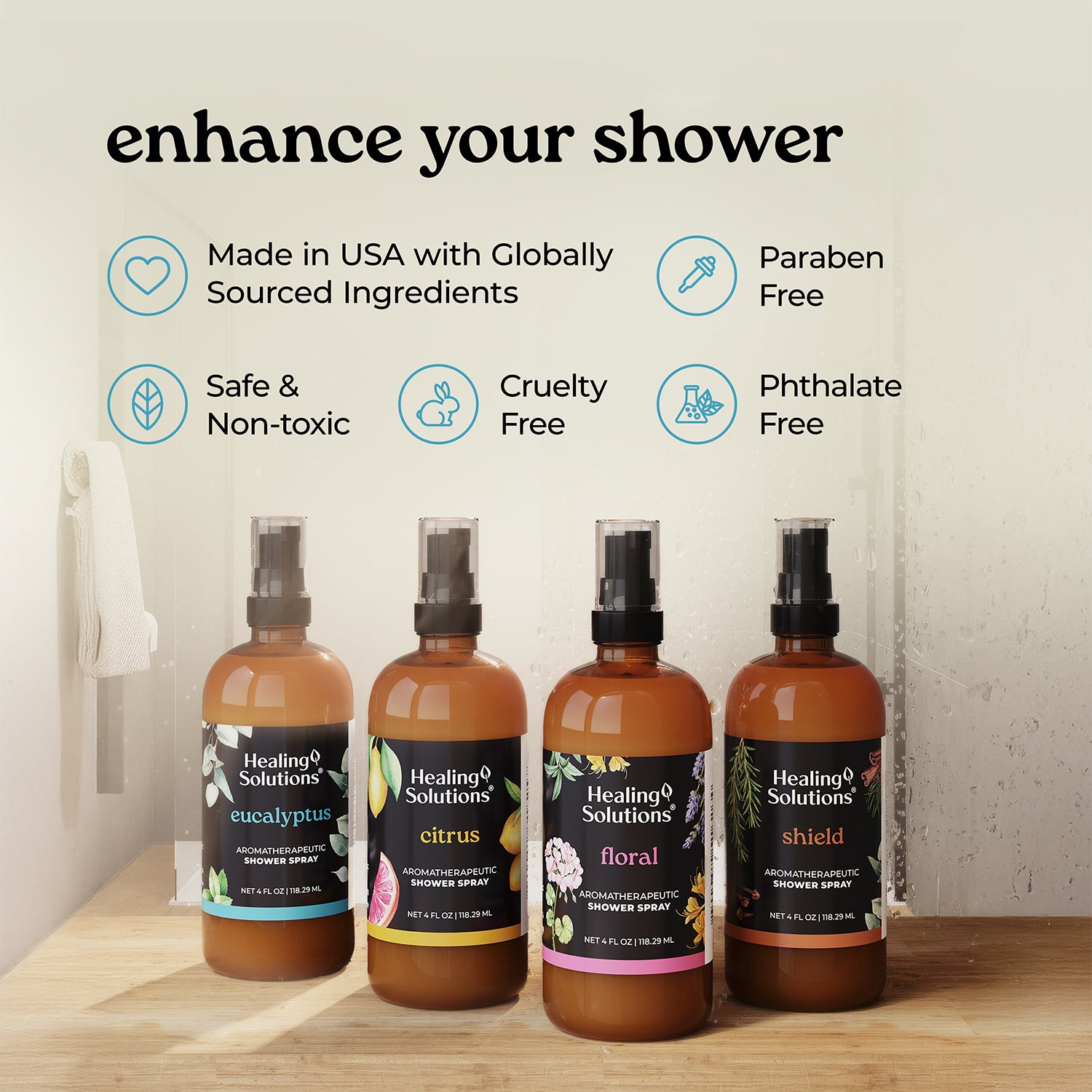 Shower Spray - 4oz - Eucalyptus